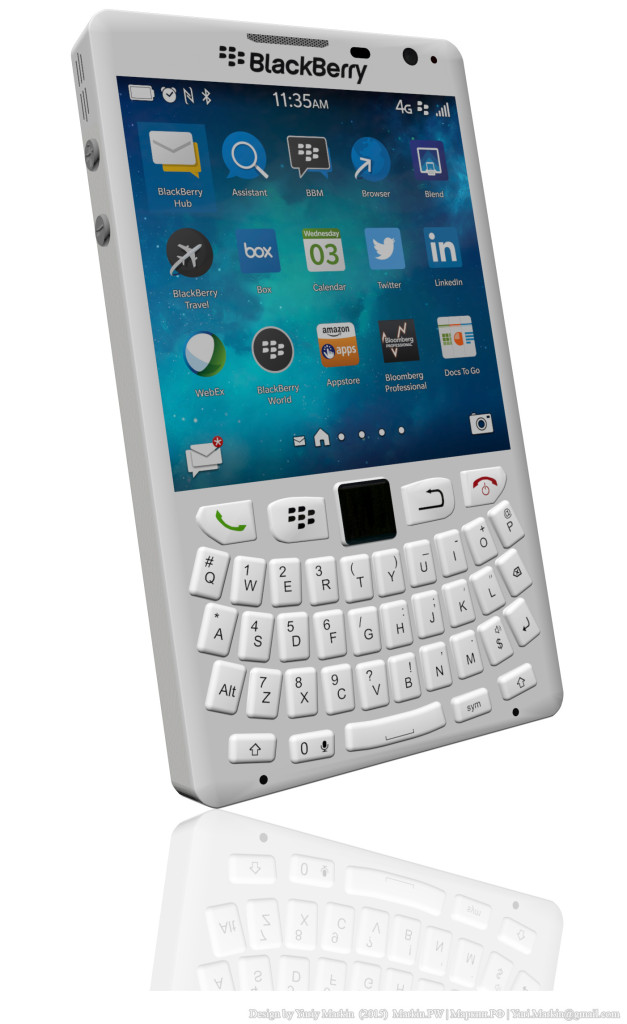 BlackBerry Q50 (белый). Нажмите на изображение, чтобы увеличить его. Размер файла: 378 килобайт; размер изображения: 1402 × 2288