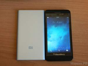 Xiaomi Ultrathin 5000 mAh и BlackBerry Z10