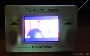 Mini TV FQ#V5 в темноте